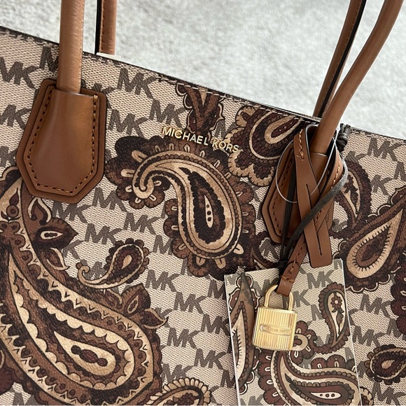 Michael Kors MK purse special design large mercer satchel bag NWT - Picture 5 of 14